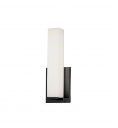  12W Wall Sconce, MB w/ WH Glass-(VLD-172-10-MB)-Dainolite