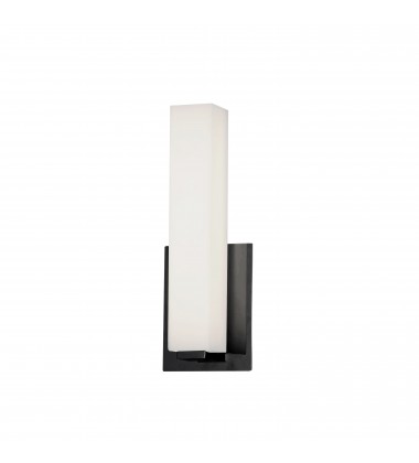  12W Wall Sconce, MB w/ WH Glass-(VLD-172-10-MB)-Dainolite
