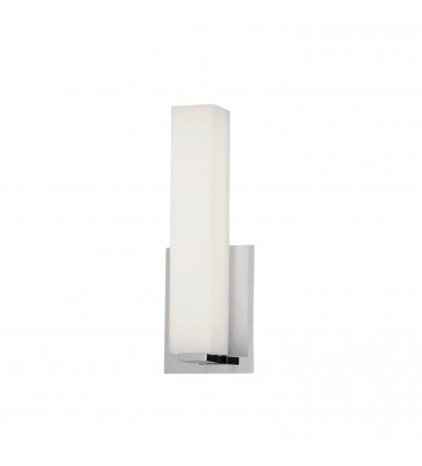  12W Wall Sconce, PC w/ WH Glass-(VLD-172-10-PC)-Dainolite