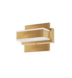  5W Wall Vanity, Aged Brass Finish-(VLD-215-1W-GLD)-Dainolite
