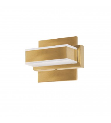 5W Wall Vanity, Aged Brass Finish-(VLD-215-1W-GLD)-Dainolite
