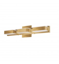  15W Wall Vanity, Aged Brass Finish-(VLD-215-3W-GLD)-Dainolite
