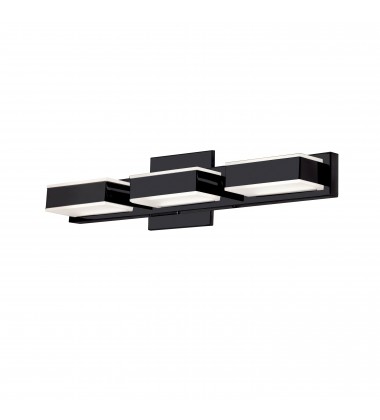  15W Wall Vanity, Matte Black Finish-(VLD-215-3W-MB)-Dainolite