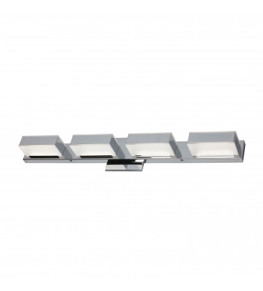  20W Wall Vanity, Polished Chrome Finish-(VLD-215-4W-PC)-Dainolite