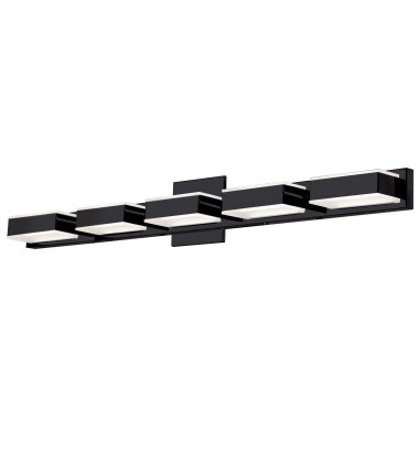  25W Wall Vanity, Matte Black Finish-(VLD-215-5W-MB)-Dainolite
