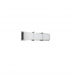 15W Vanity Light, PC w/ WH Acrylic Diffuser-(VLD-411-PC)-Dainolite