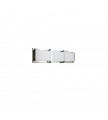  15W Vanity Light, PC w/ WH Acrylic Diffuser-(VLD-411-PC)-Dainolite