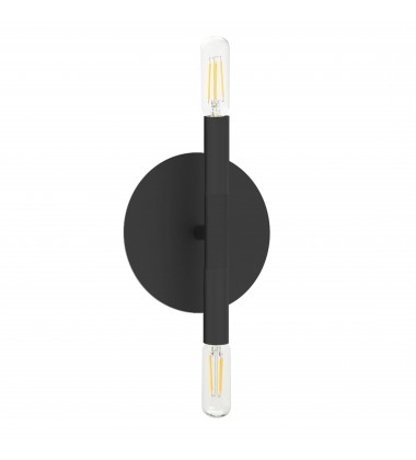 2LT Incandescent Wall Sconce, MB-(WAN-132W-MB)-Dainolite  2LT Incandescent Wall Sconce, MB-(WAN-132W-MB)-Dainolite
