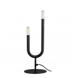  2LT Incandescent Table Lamp, MB-(WAN-172T-MB)-Dainolite