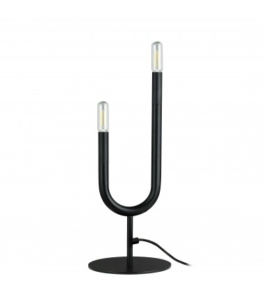  2LT Incandescent Table Lamp, MB-(WAN-172T-MB)-Dainolite