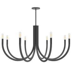 8LT Chandelier, MB-(WAN-388C-MB)-Dainolite  8LT Chandelier, MB-(WAN-388C-MB)-Dainolite