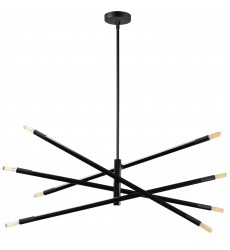 8LT Pendant, MB Finish-(WAN-408P-MB)-Dainolite 8LT Pendant, MB Finish-(WAN-408P-MB)-Dainolite