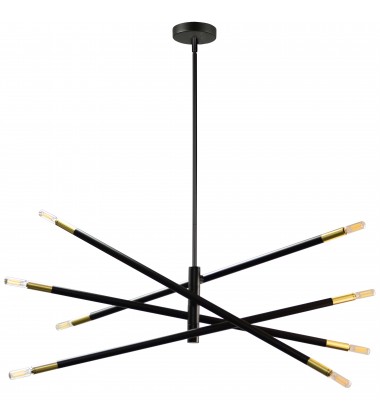 8LT Pendant, MB & AGB Finish-(WAN-408P-MB-AGB)-Dainolite