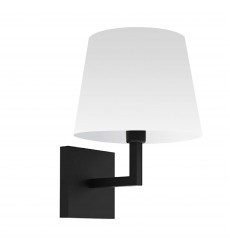  1LT Incandescent Wall Sconce, MB w/ White Shade-(WHN-91W-MB-WH)-Dainolite