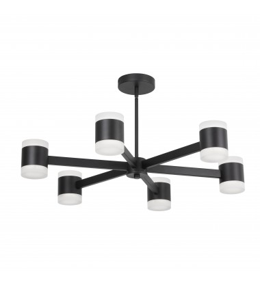  84W Chandelier, MB w/ FR Acrylic Diff-(WLS-2884LEDC-MB)-Dainolite