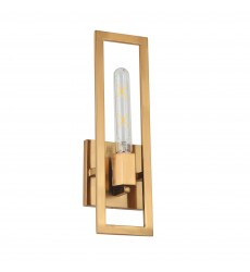  1LT Incandescent Wall Sconce, AGB - (WTS-141W-AGB) - Dainolite