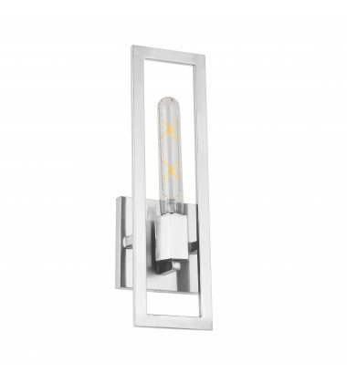 1LT Incandescent Wall Sconce, PC-(WTS-141W-PC)-Dainolite  1LT Incandescent Wall Sconce, PC-(WTS-141W-PC)-Dainolite