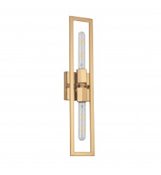 2LT Incandescent Wall Sconce, AGB-(WTS-222W-AGB)-Dainolite  2LT Incandescent Wall Sconce, AGB-(WTS-222W-AGB)-Dainolite