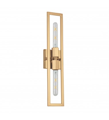 2LT Incandescent Wall Sconce, AGB-(WTS-222W-AGB)-Dainolite  2LT Incandescent Wall Sconce, AGB-(WTS-222W-AGB)-Dainolite