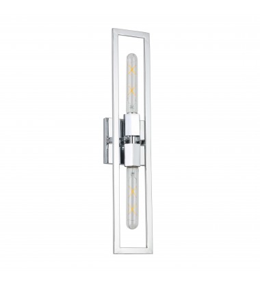 2LT Incandescent Wall Sconce, PC-(WTS-222W-PC)-Dainolite  2LT Incandescent Wall Sconce, PC-(WTS-222W-PC)-Dainolite