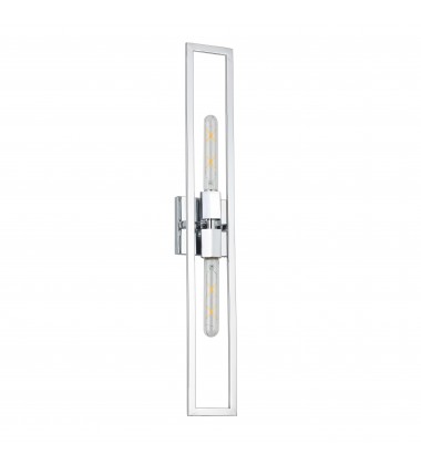 2LT Incandescent Wall Sconce, PC-(WTS-292W-PC)-Dainolite  2LT Incandescent Wall Sconce, PC-(WTS-292W-PC)-Dainolite