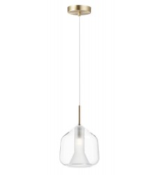  Deuce 1-Light LED Pendant-(E10044-18SBR)-ET2