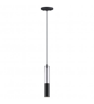  Torch LED 1-Light Pendant-(E11000-24BK)-ET2