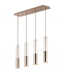  Torch LED 4-Light Linear Pendant-(E11004-24SBR)-ET2