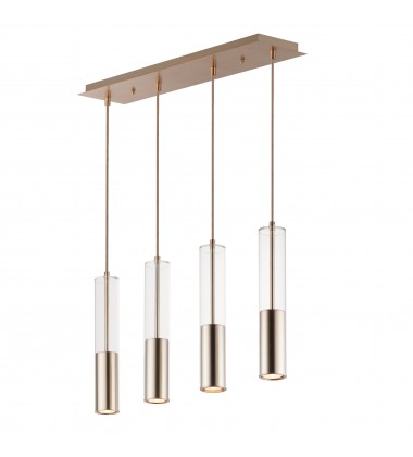  Torch LED 4-Light Linear Pendant-(E11004-24SBR)-ET2