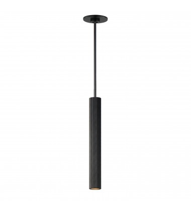  Reeds 1-Light LED Pendant - Stem Hung-(E11012-BK)-ET2
