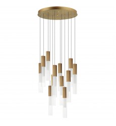  Reeds 12-Light LED Pendant-(E11019-144GLD)-ET2