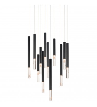  Diaphane 12-Light LED Pendant-(E11032-95BK)-ET2