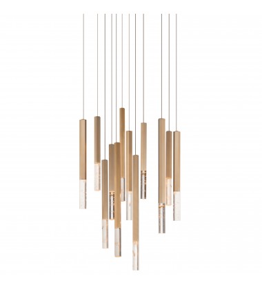  Diaphane 12-Light LED Pendant-(E11032-95GLD)-ET2