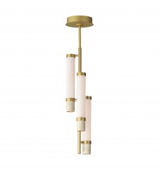  Travertine 3-Light LED Pendant-(E11053-01TVGLD)-ET2
