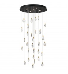  Pebble 30-Light LED Pendant-(E11070-122BKPG)-ET2