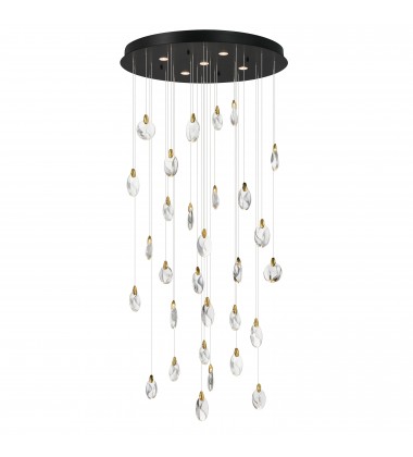  Pebble 30-Light LED Pendant-(E11070-122BKPG)-ET2
