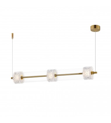  Elysian 3-Light LED Linear Pendant-(E11083-124NAB)-ET2