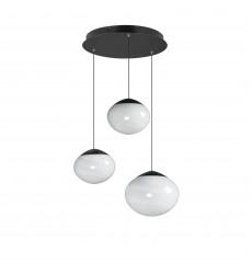  Nimbus LED 3-Light Pendant-(E11523-113BK)-ET2