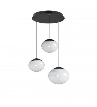  Nimbus LED 3-Light Pendant-(E11523-113BK)-ET2