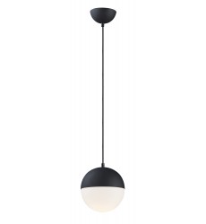  Half Moon Medium LED Pendant-(E20361-92BK)-ET2