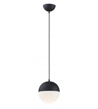  Half Moon Medium LED Pendant-(E20361-92BK)-ET2