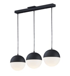  Half Moon 3-Light LED Pendant-(E20363-92BK)-ET2