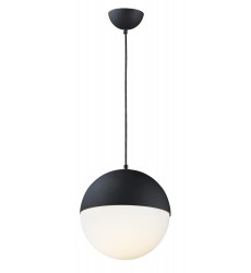  Half Moon Large LED Pendant-(E20366-92BK)-ET2