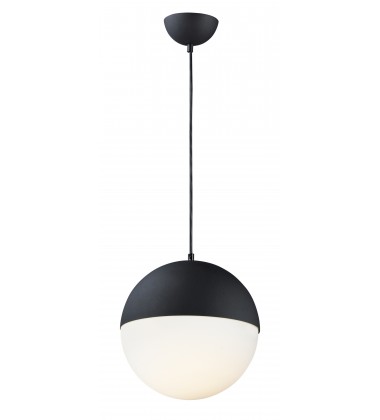 Half Moon Large LED Pendant-(E20366-92BK)-ET2