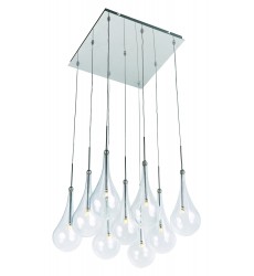  Larmes 9-Light LED Pendant-(E20516-18PC)-ET2