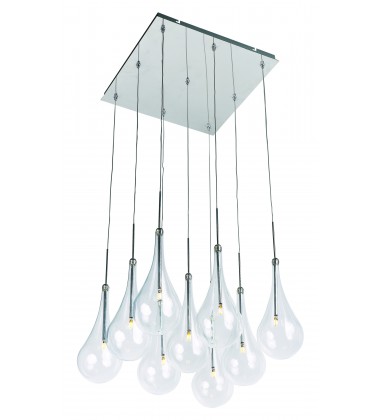  Larmes 9-Light LED Pendant-(E20516-18PC)-ET2