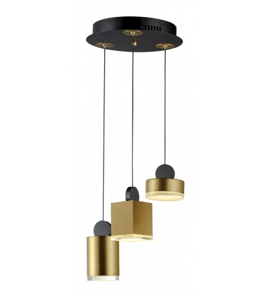  Nob 3-Light LED Pendant-(E20863-75BKGLD)-ET2