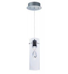  Solitaire 1-Light LED Pendant-(E21111-18PC)-ET2