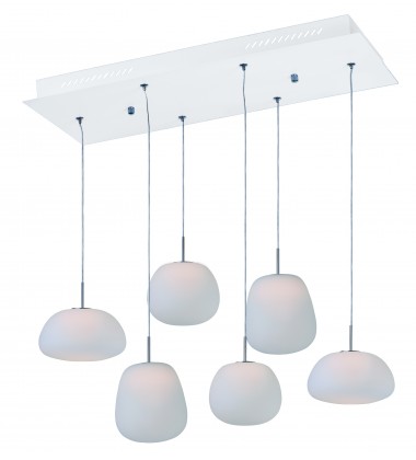  Puffs 6-Light LED Pendant-(E21124-11WT)-ET2