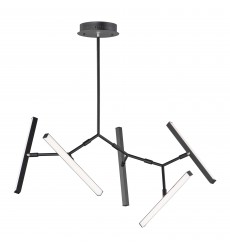  Robotica 5-Light LED Pendant-(E21244-BK)-ET2